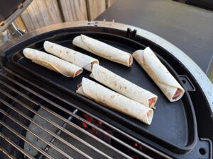 taquitos op de plancha dicht grillen