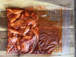 speklap marineren in gochujang marinade