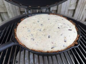 Pepernoten cheesecake op de BBQ