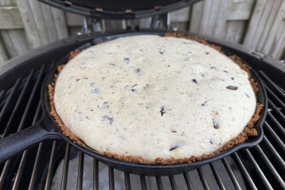 Pepernoten cheesecake op de BBQ