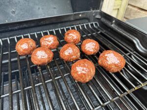 gehaktballetjes op de barbecue