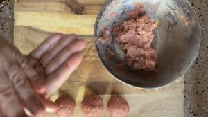 gehaktballetjes draaien met wagyu gehakt