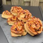 bbq chicken pizza rolletjes