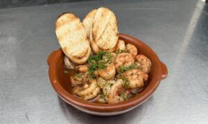 Gamba Pil Pil - Garnalen in Knoflookolie