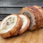 porchetta van de BBQ