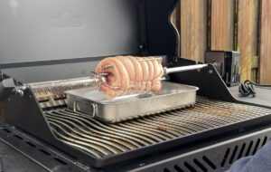 Porchetta op de barbecue