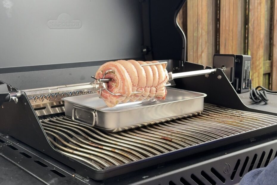 Porchetta op de barbecue