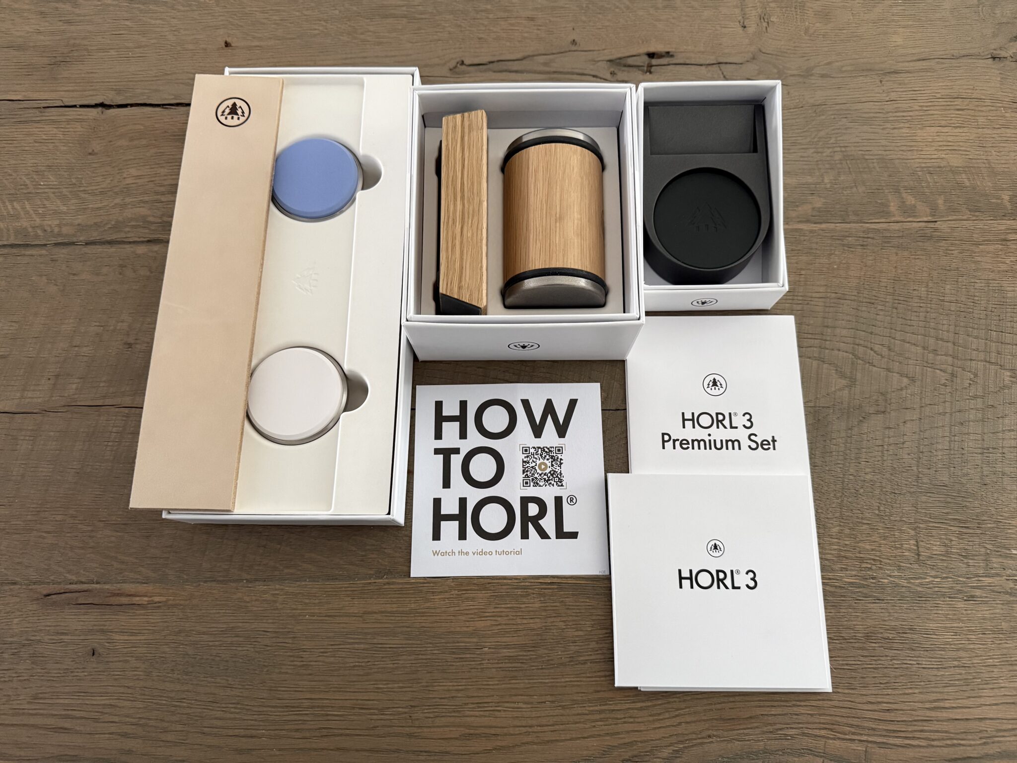 HORL producten uitgepakt