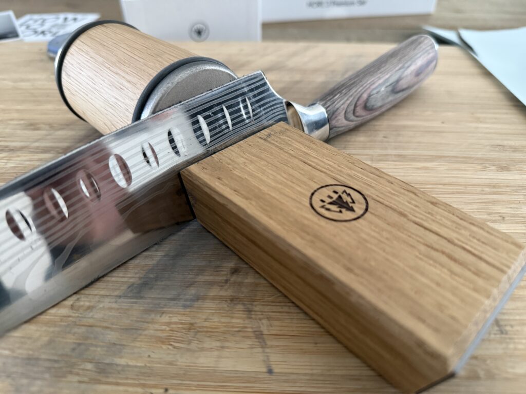 Ruwe slijpsteen van HORL eerst gebruiken