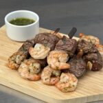 surf & turf party spiesjes van de barbecue