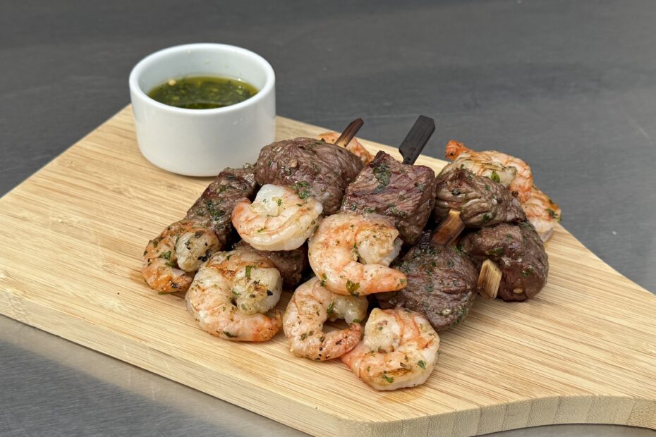 Surf & Turf party spiesjes 11 surf & turf party spiesjes van de barbecue