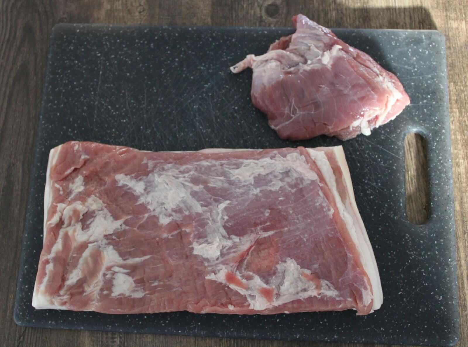Buikspek voorbereiden en gelijk maken