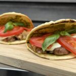 Flatbread kip caprese eind resultaat