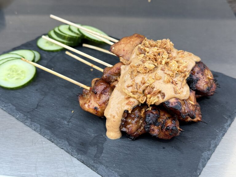kipsaté van de barbecue