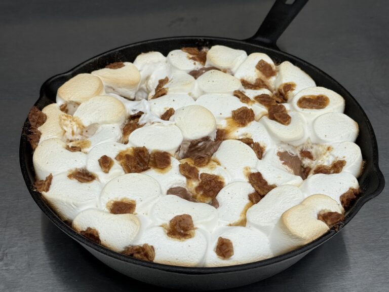 s'mores van de barbecue met stroopwafel me bastogne