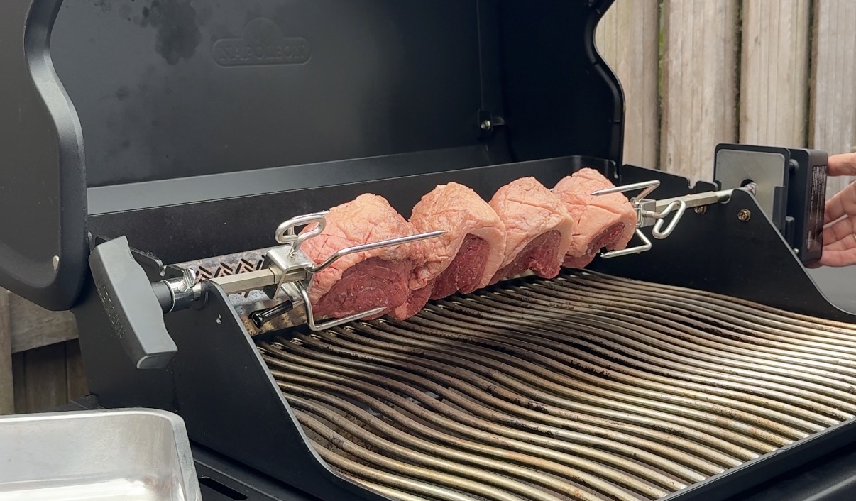 picanha churrasco garen aan het spit