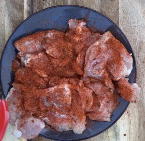 kipdijfilet kruiden met dry rub
