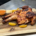 gevlinderde kip met piri piri marinade