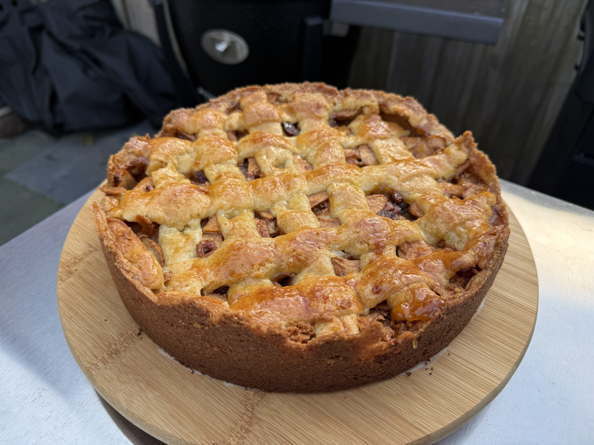 appeltaart van de BBQ